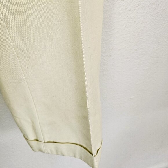 Tommy Bahama Front Pleated Cream Chino Relaxed Pants Size 42W X 29L - Picture 4 of 8